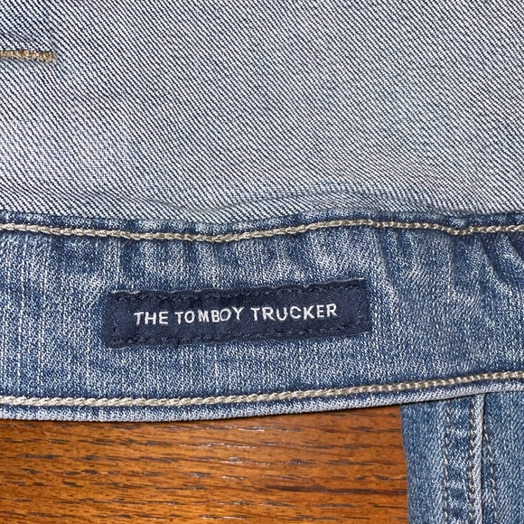 LUCKY BRAND The Tomboy Trucker Women’s Denim Jacket. Size L. - Picture 4 of 4
